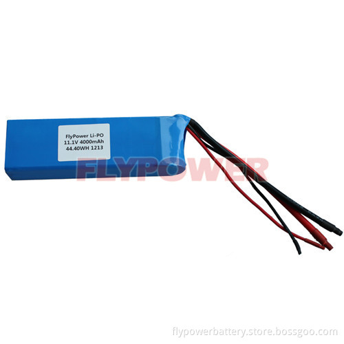 Lithium Battery 11.1V 4000mAh High Rate Discharge Battery Pack